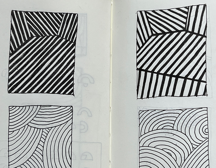 extrait de carnet de croquis