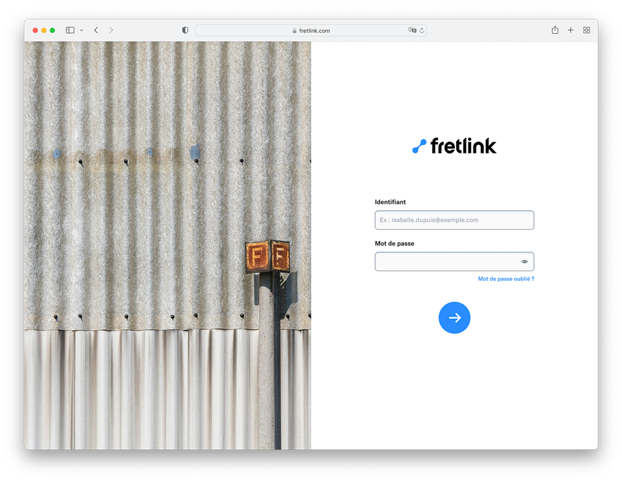 écrans de Fretlink